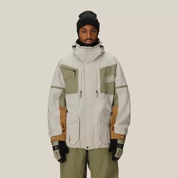 686 Men's 2001 Transfer Jacket - Limestone Colorblock