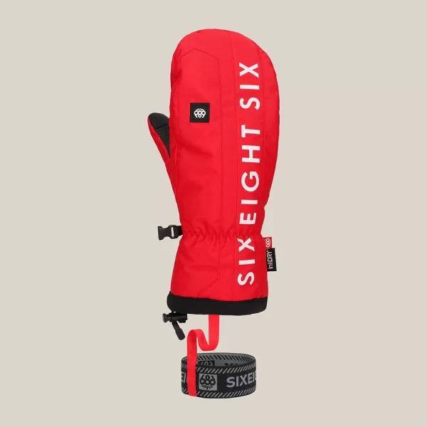 686 Men's Team Merino Mitt - True Red