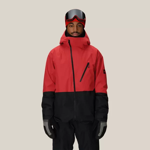 686 Men's Glacier Hydra™ Thermagraph® Jacket - True Red Colorblock