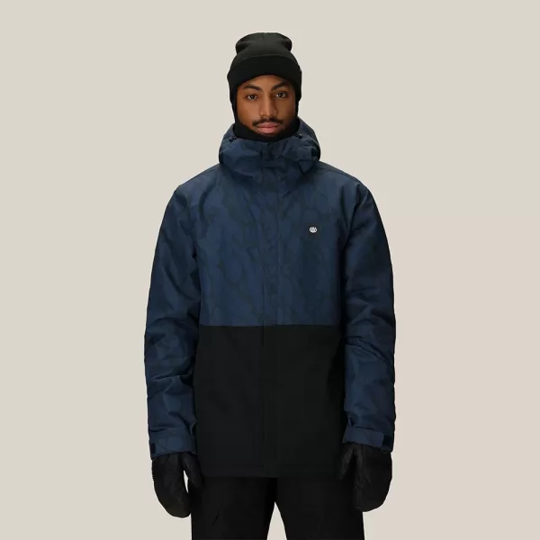 686 Men's Foundation™ Insulated Jacket - Navy Fractured Colorblock