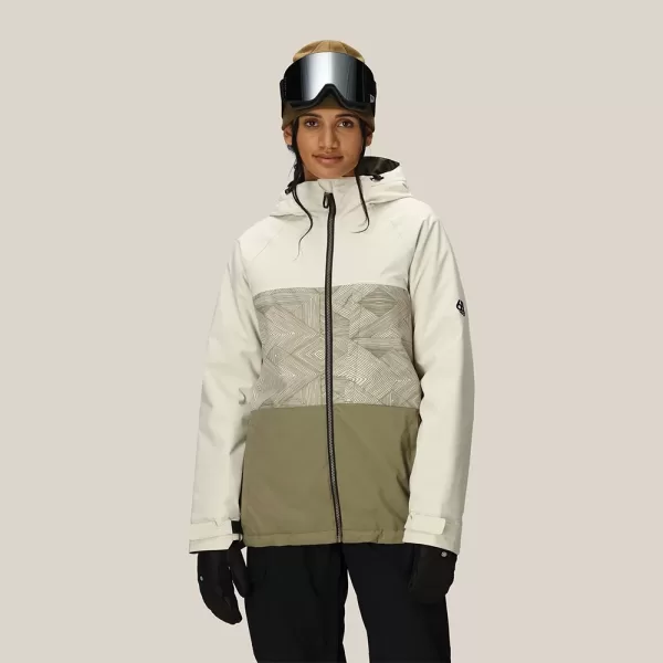 686 Women's Athena™ Insulated Jacket - Limestone Colorblock