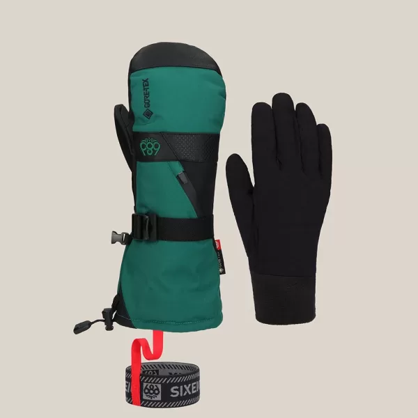 686 Men's GORE-TEX SMARTY® 3-In-1 Gauntlet Mitt - Emerald Green