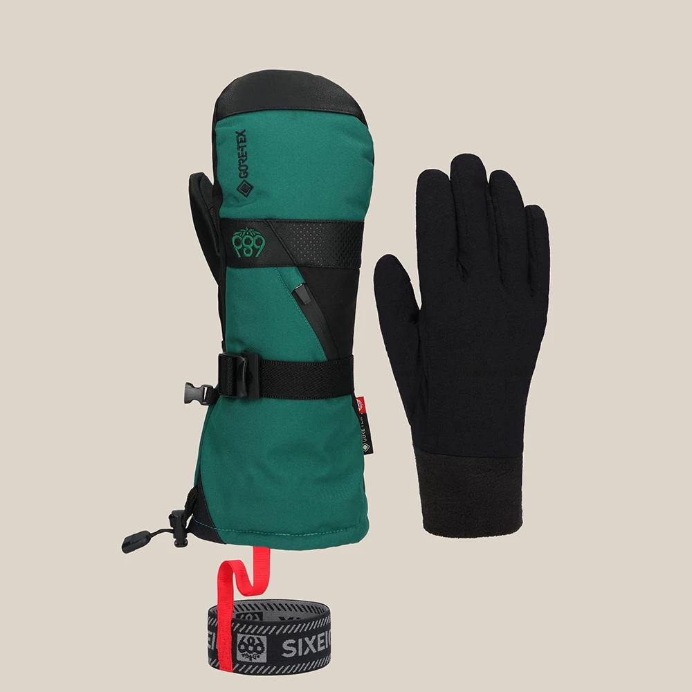 686 Men's GORE-TEX SMARTY® 3-In-1 Gauntlet Mitt - Emerald Green