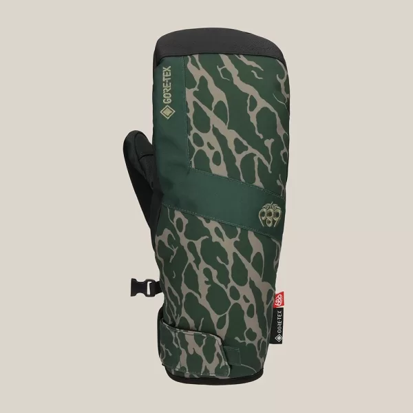 686 Men's GORE-TEX Linear™ Under Cuff Mitt - Moss Green Fracture