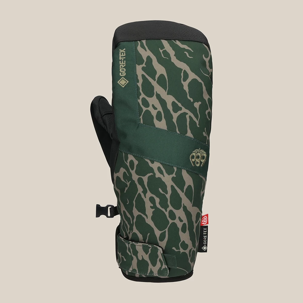 686 Men's GORE-TEX Linear™ Under Cuff Mitt - Moss Green Fracture