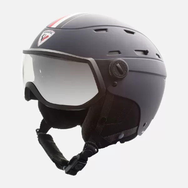 Rossignol Unisex Helmet Allspeed Visor Impacts Photochromic - Dark Gray