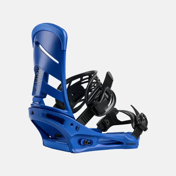 Burton Men's Mission Re:Flex Snowboard Bindings - Jake Blue
