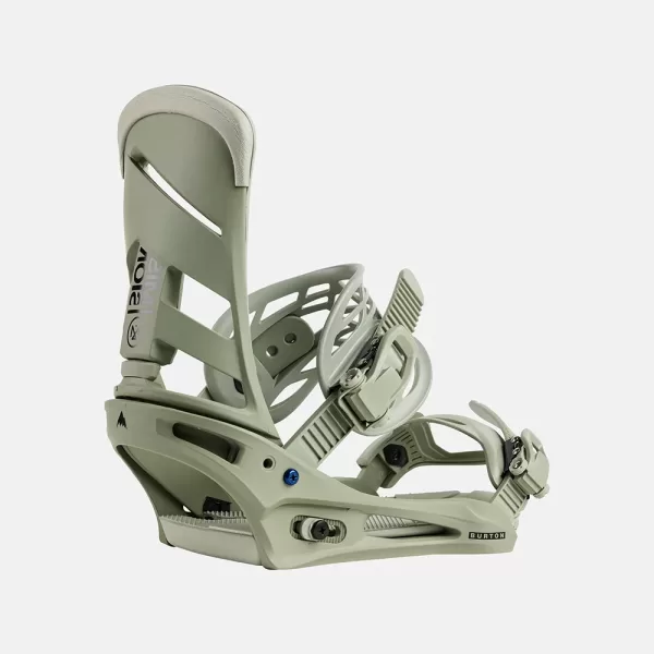 Burton Men's Mission Re:Flex Snowboard Bindings - Talc Green