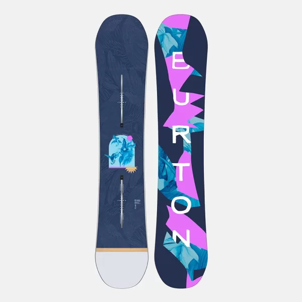 Burton Women's Yeasayer Camber Snowboard - Purple / Blue
