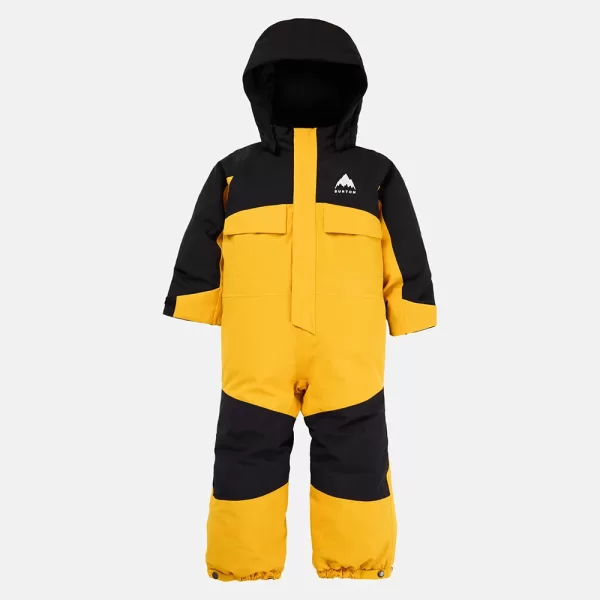 Burton Toddlers' 2L One Piece Snowsuit - True Black / Goldenrod