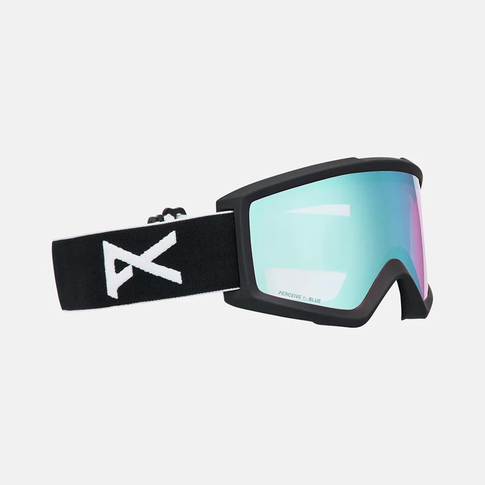ANON Helix 2.0 Goggles + Bonus Lens - Black / Variable Blue  / Amber