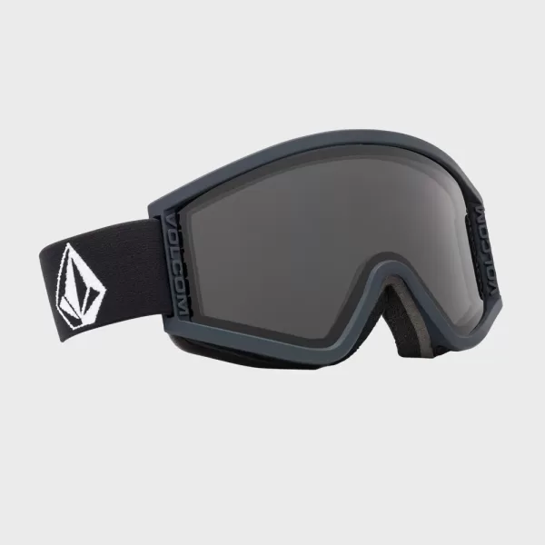 Volcom Unisex Hijinx Ski Goggles - Matte Black / Smoke