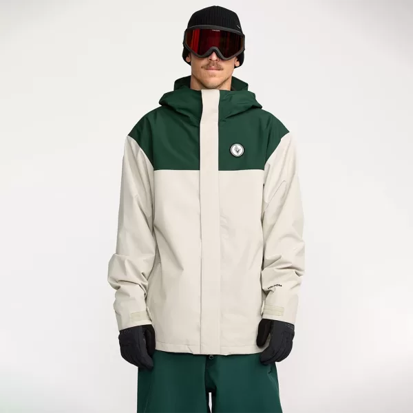 Volcom Men's Buckthreeeighty Jacket - Stone