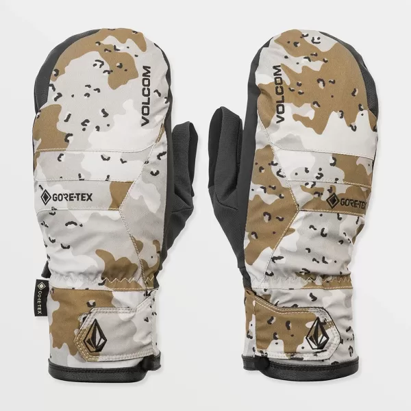 Volcom Men's Stay Dry Gore-Tex Mittens - Camouflage