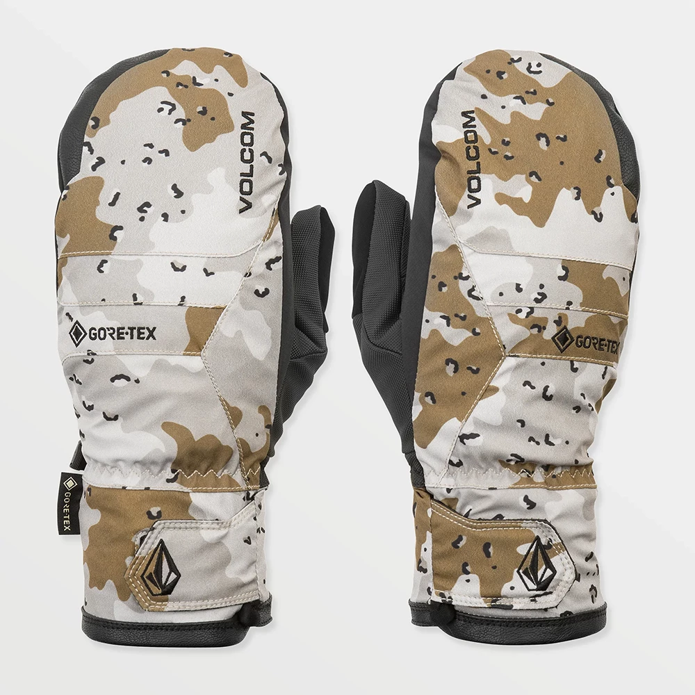 Volcom Men's Stay Dry Gore-Tex Mittens - Camouflage