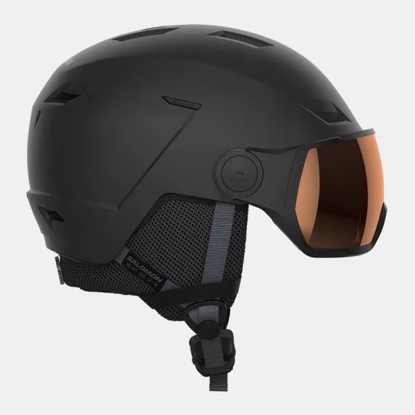 Salomon Unisex PIONEER LT VISOR Ski Helmet - Black