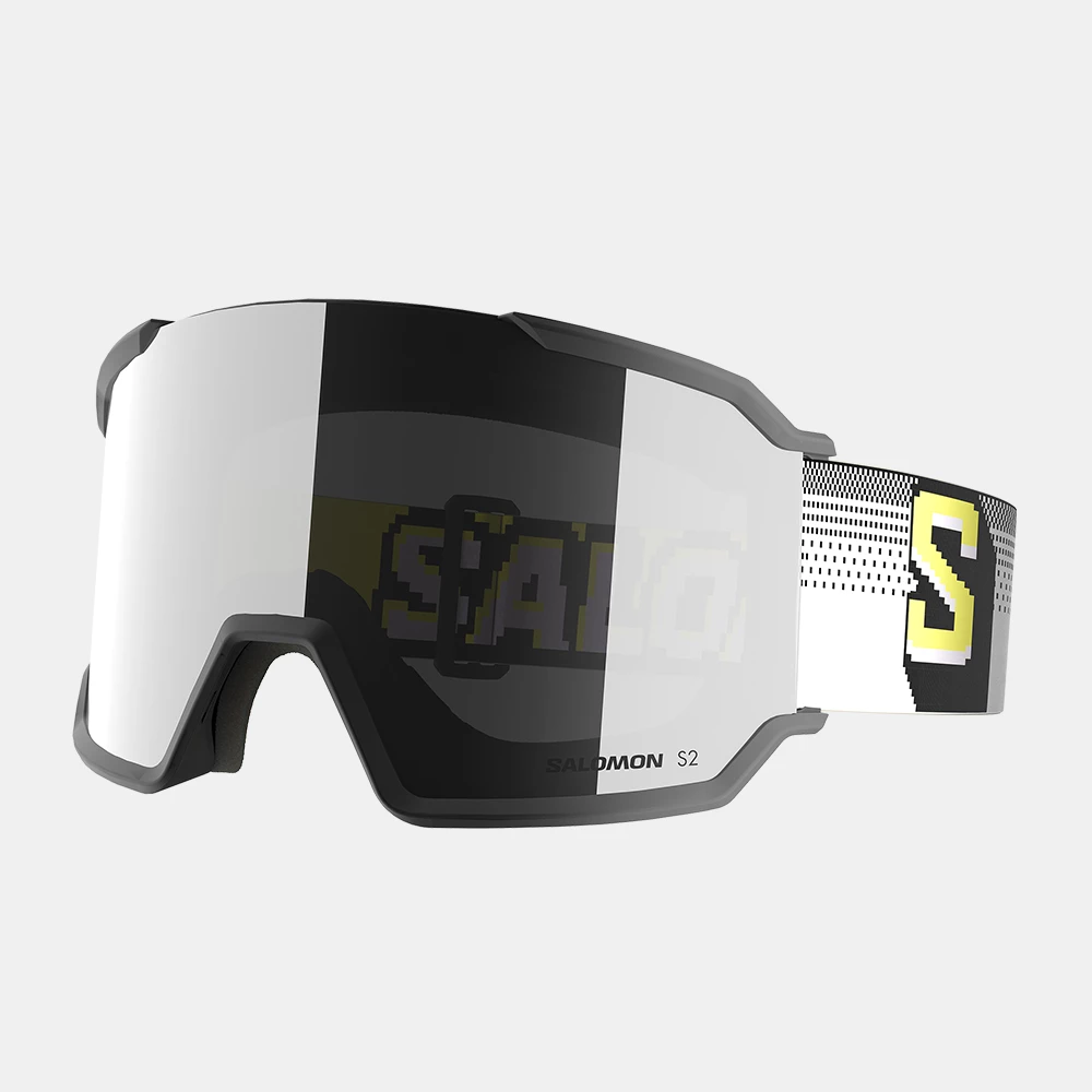 Salomon Unisex S/View 3 ML Ski Goggles - Black / Pixelied