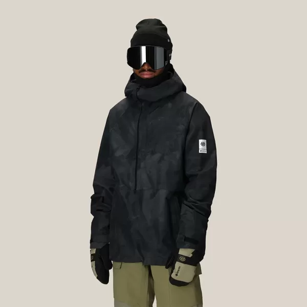 686 Men's Sublime Shell Anorak - BLACK HEMISPHERE