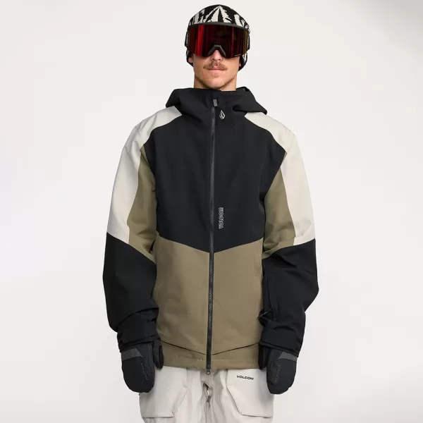 Volcom Men's Brighton Full Zip Jacket - Military