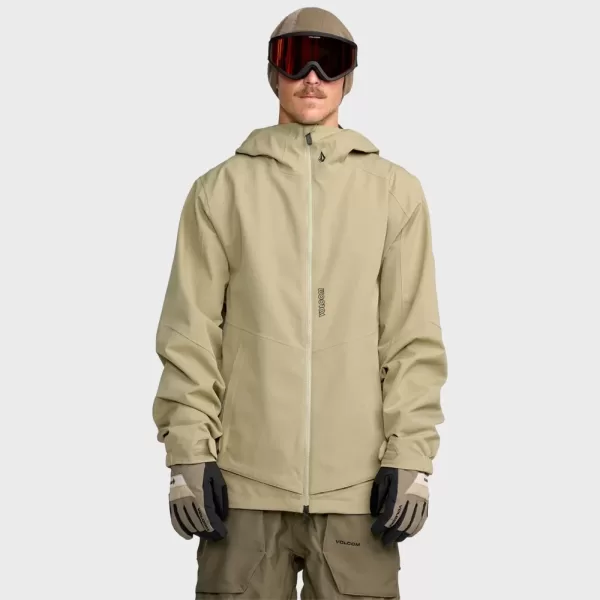 Volcom Men's Brighton Full Zip Jacket - Moss Green