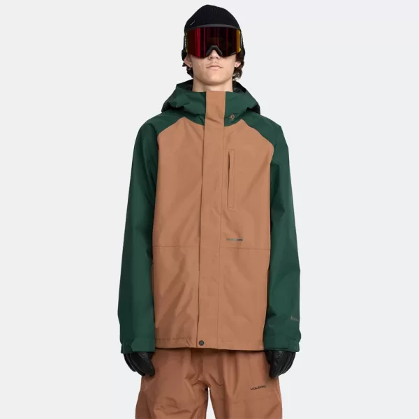 Volcom Men's Dua Insulated Gore-Tex Jacket - Terra Brown