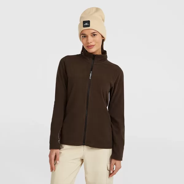 O'Neill Women's FWC'Cruz Jack's Polartec® Full-Zip Fleece - Coffee Bean