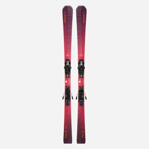 Elan PRIMETIME N°4 W Ski's + ELW 11.0 GW SHIFT Bindings - Red
