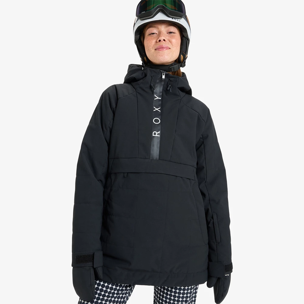 Roxy Women's Radiant Lines Overhead Snow Jacket - True Black