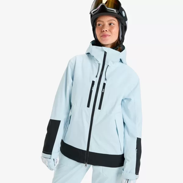 Roxy Women's Upwards Snow Jacket - Ice Blue