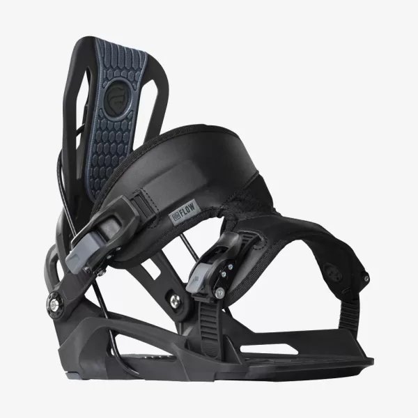 Flow Bindings Men's Nexus Fusion Step In Snowboard Bindings - Black