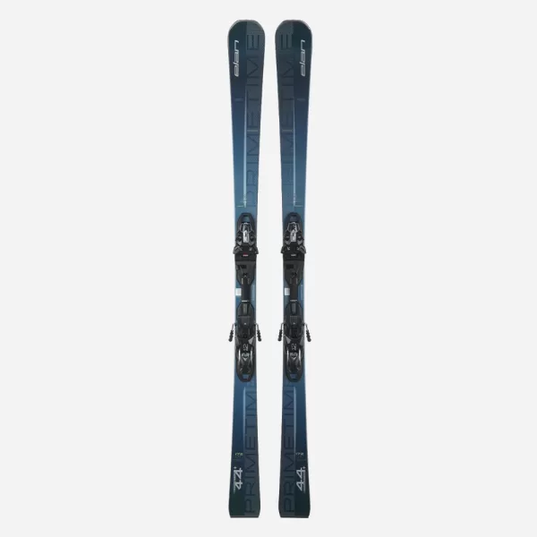 Elan PRIMETIME 44+ Ski's + EMX 12.0 GW Fusion X Bindings - Dark Blue