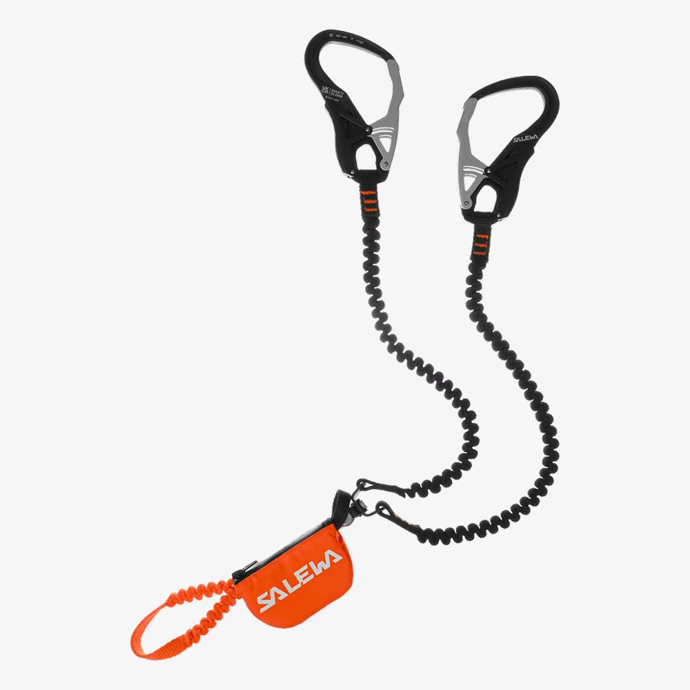 Salewa Ergo Tex Via Ferrata Set - Black / Orange