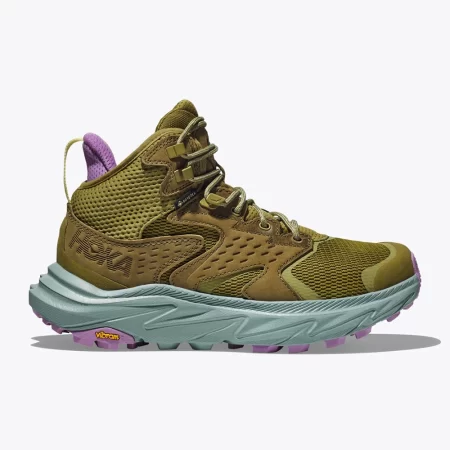 Hoka Women's Anacapa 2 Mid GORE-TEX - Green Moss / Agave