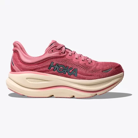 Hoka Women's Bondi 9 Shoes - Lingonberry / Cranberry