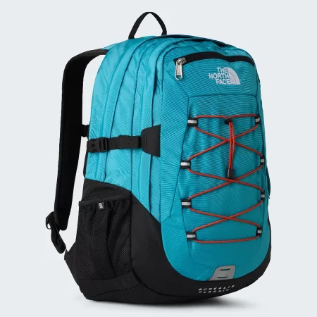 The North Face Borealis Classic Backpack - River Ice / Lava Red