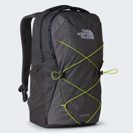 The North Face Jester Backpack - Anthracite Grey / Smoked Pearl / Fizz Lime
