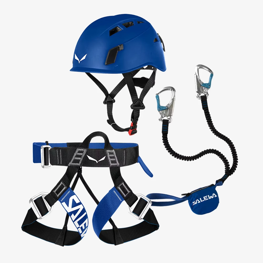 Salewa Kit Via Ferrata Attac/Evo/Toxo 3.0 - Black / Blue