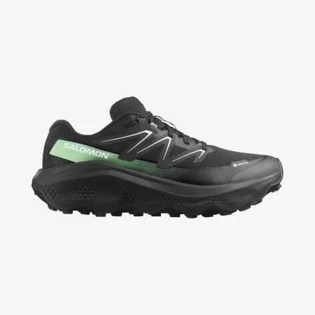 Salomon Men's Ultra Flow 2  Gore-Tex Shoes - Black / Patina Green