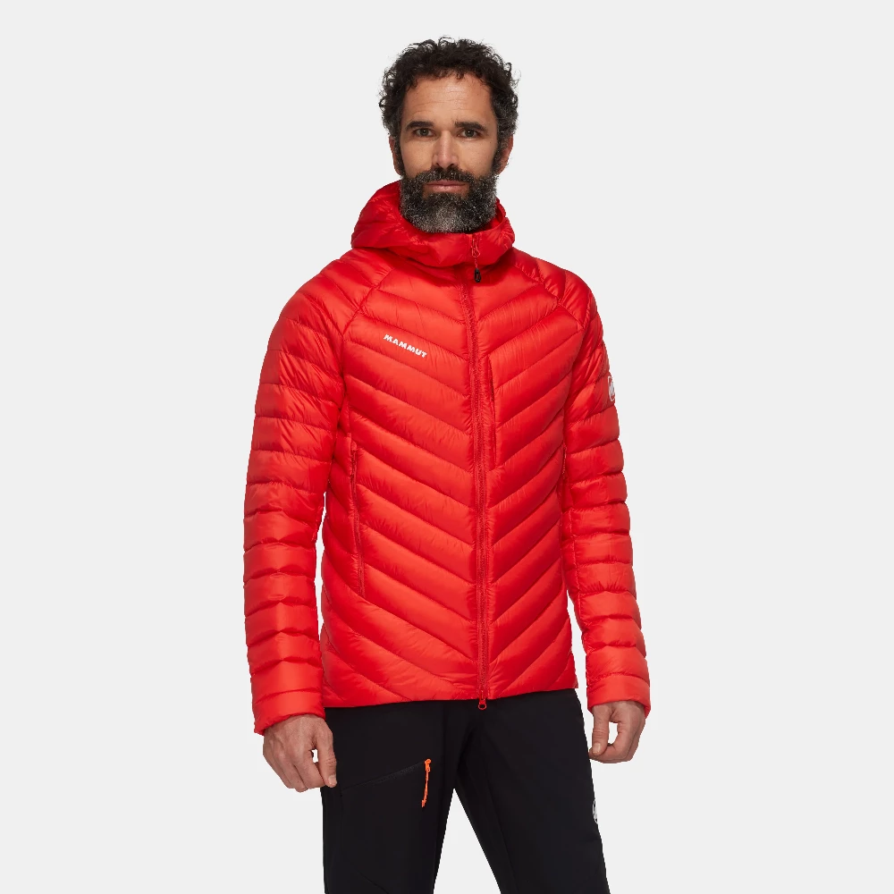 Mammut Men's Broad Peak IN Hooded Jacket - Mammut Red