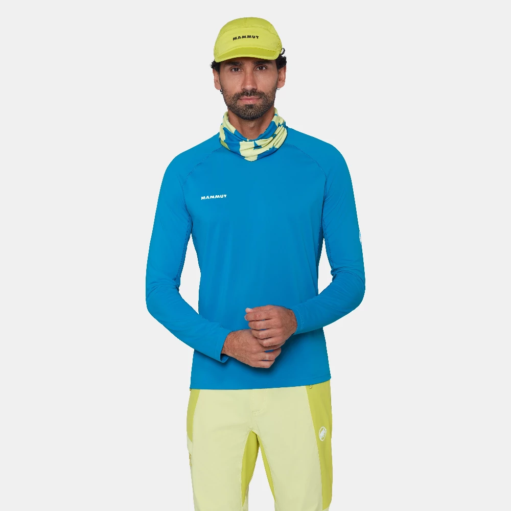 Mammut Men's Ducan FL Longsleeve - Glacier Blue