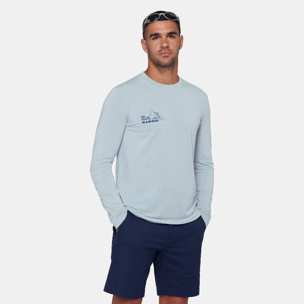 Mammut Men's Mountain Bluemlisalphorn Longsleeve T-Shirt - Nebla