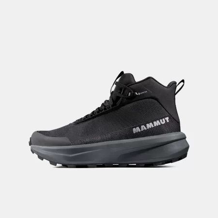 Mammut Men's Aenergy Mtn Mid GTX Hiking Shoes - Black / Dark Steel