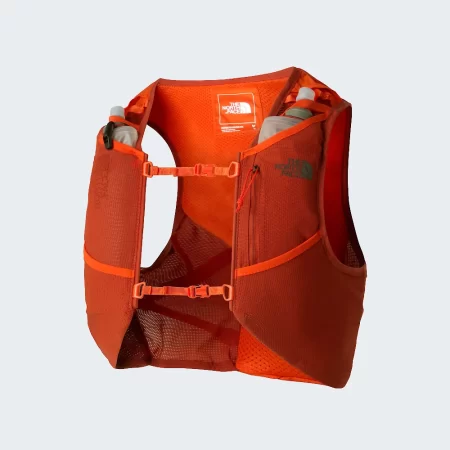 The North Face Unisex Sunriser Run Vest 8L - Lava Red / Iron Clay