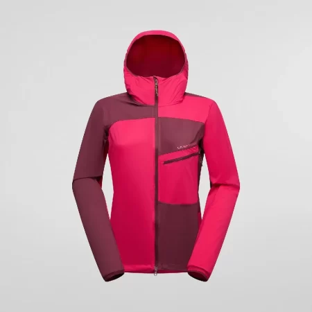 La Sportiva Women’s Freeway Wind Jacket - Azalea / Redwood
