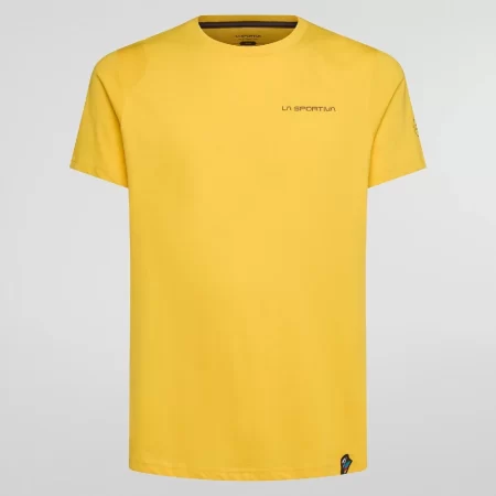 La Sportiva Men's Dawn Wall T-Shirt - Yellow