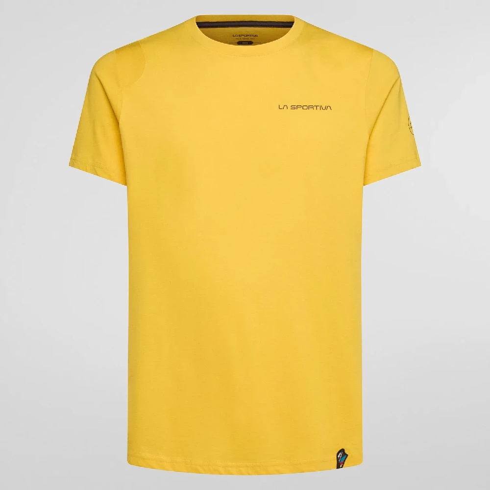 La Sportiva Men's Dawn Wall T-Shirt - Yellow