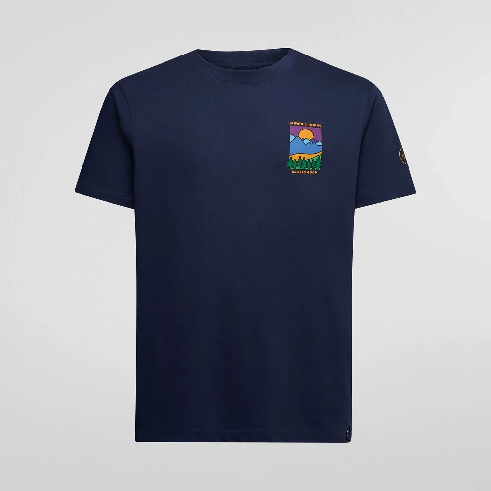 La Sportiva Men's Always Climbing T-Shirt - Night Sky