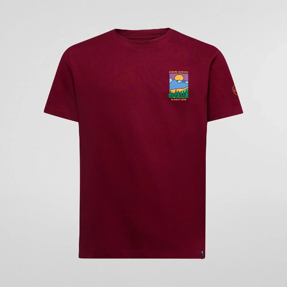 La Sportiva Men’s Always Climbing T-Shirt - Redwood