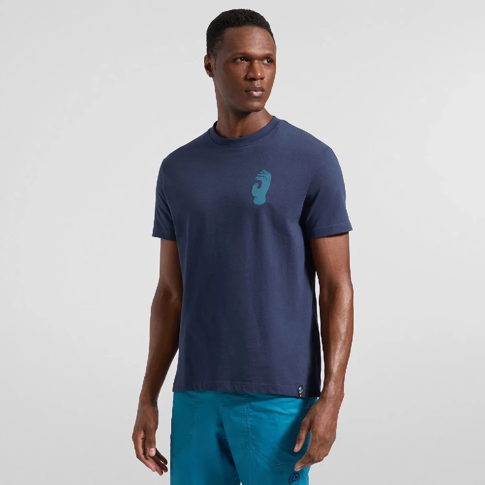 La Sportiva Men’s Crimp T-shirt - Night Sky / Lake