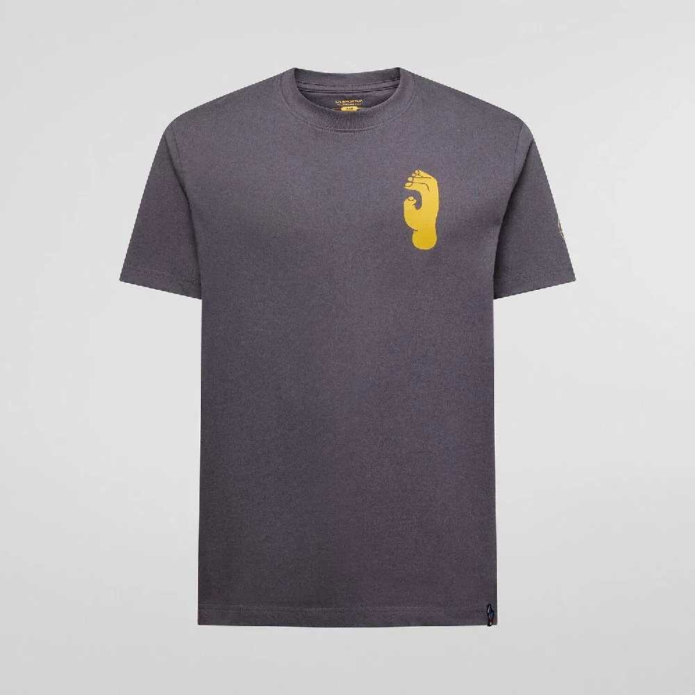 La Sportiva Men’s Crimp T-shirt - Onyx / Yellow